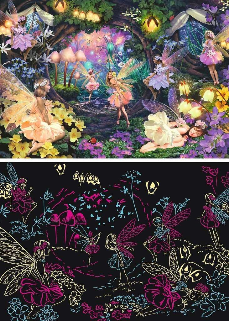 Puzzle Ravensburger Hadas – 100 piezas XXL