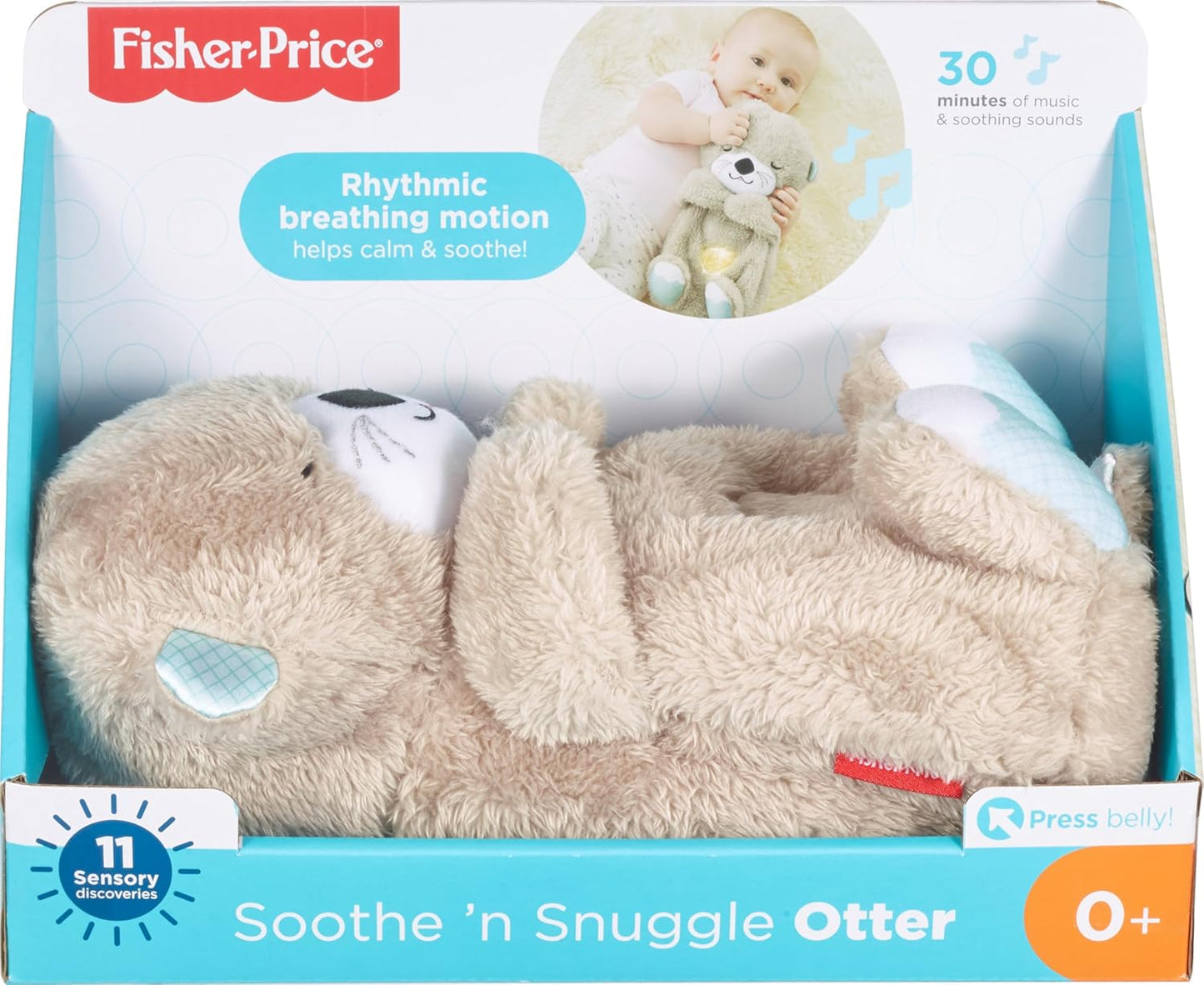 Peluche Nutria Fisher-Price — calma, mimos y dulces sueños