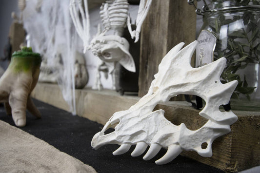 MÁSCARA DE ESQUELETO DE ECTOPLASMA